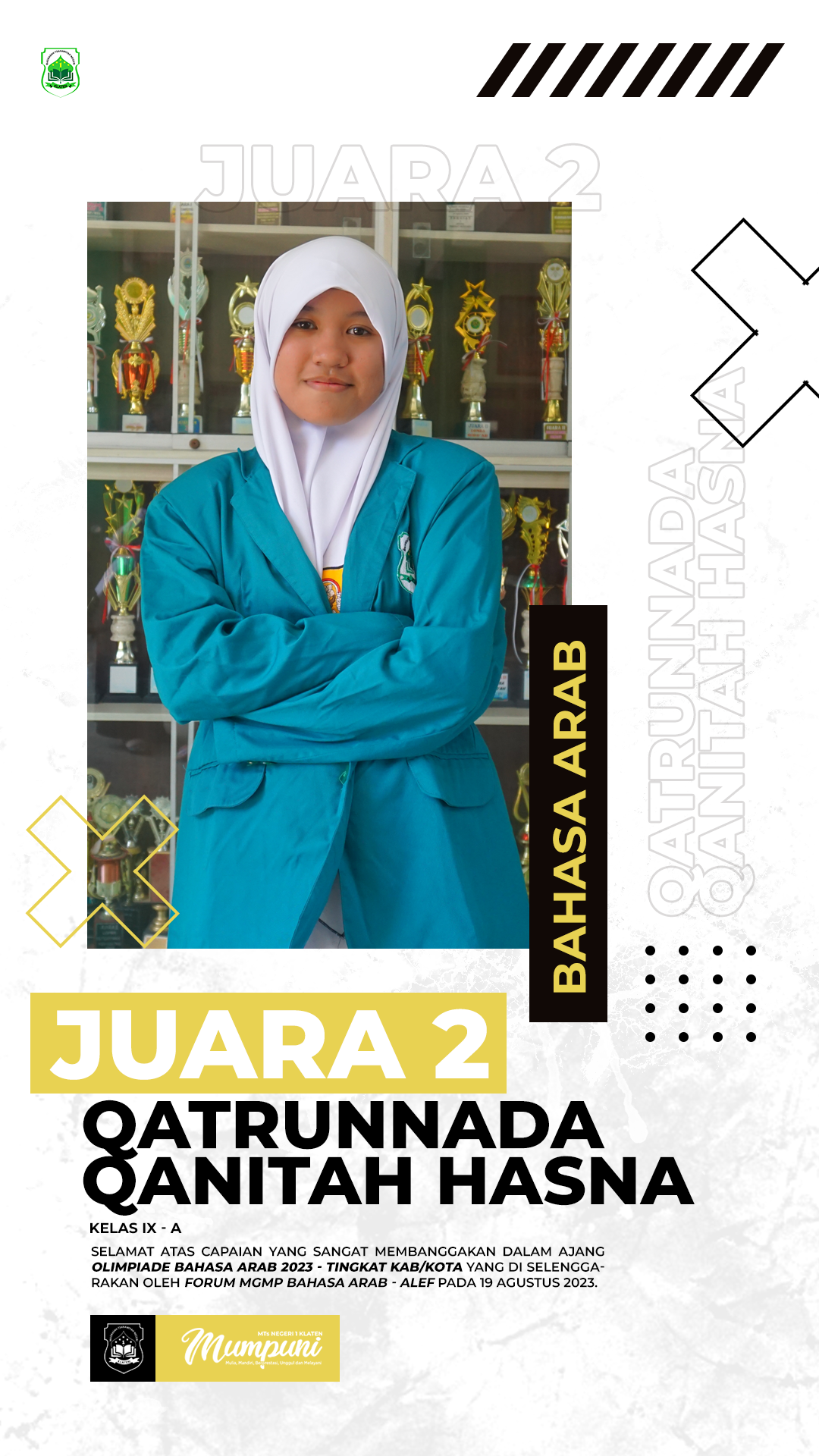 JUARA 2 – OLIMPIADE BAHASA ARAB