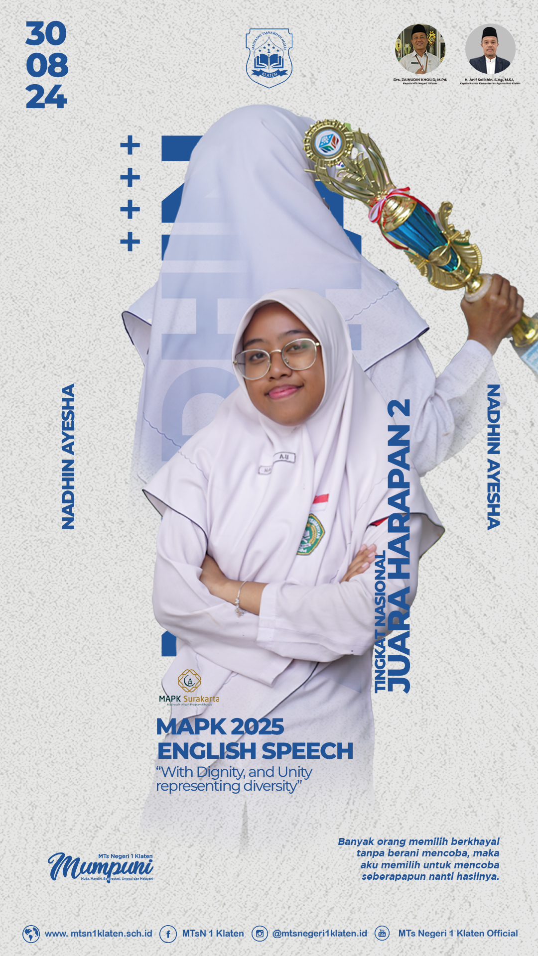 HARAPAN 2 – ENGLISH SPEECH MAPK FAIR 2025
