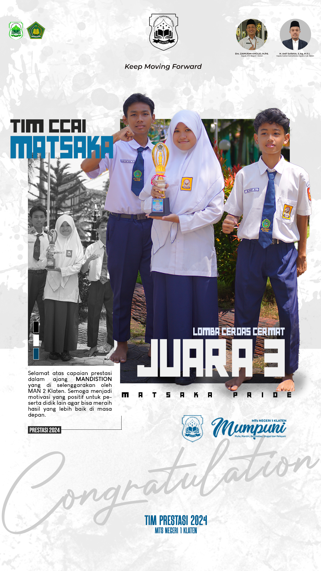 JUARA 3 – CERDAS CERMAT AGAMA ISLAM